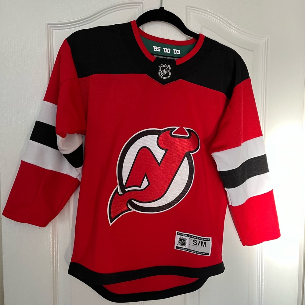 NHL NJ Devils Jersey kids size S/M
